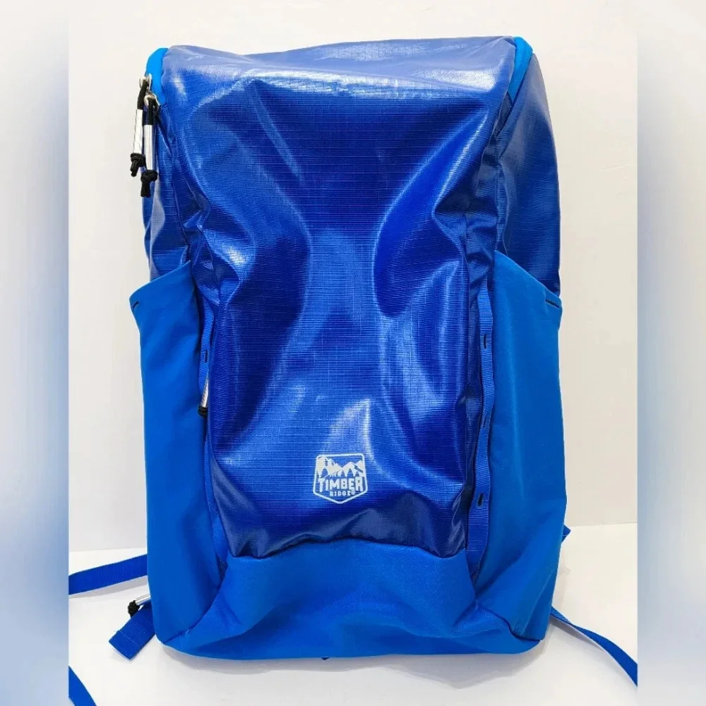TIMBER RIDGE Unisex Blue Xplorer 25L Hiking Waiststrap Backpack 13
